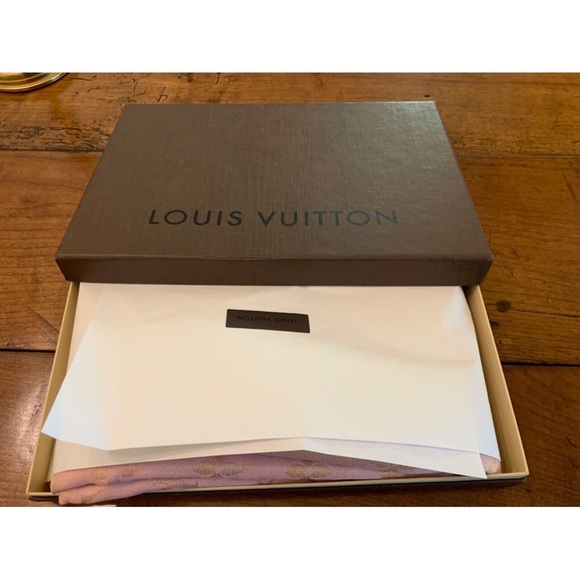 Louis Vuitton Pink Scarf